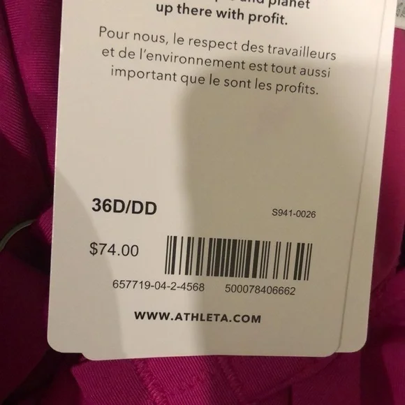 NWT! Athleta Electric Fuchsia Bondi Bra Cup Tankini - Multiple Sizes 🧜‍♂️